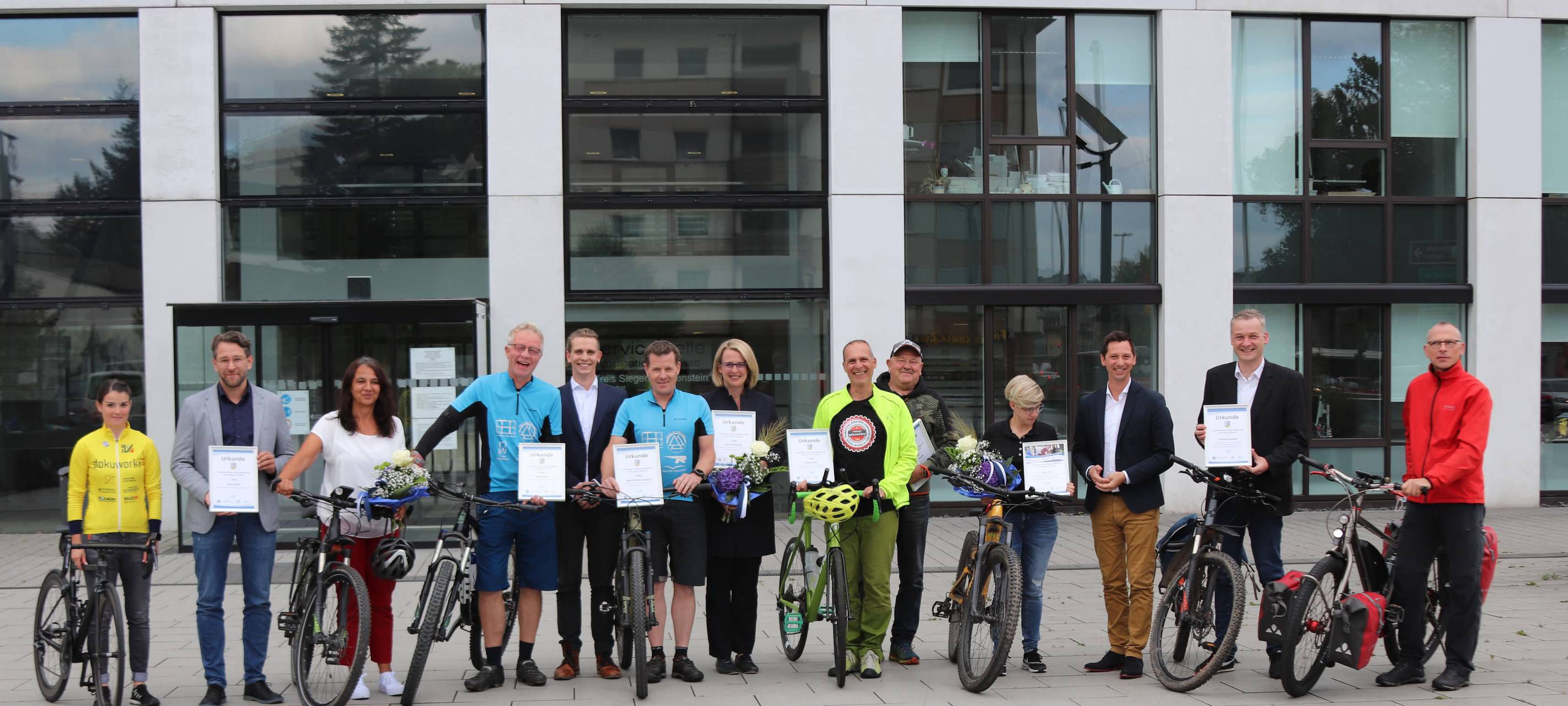 Siegerehrung in Siegen