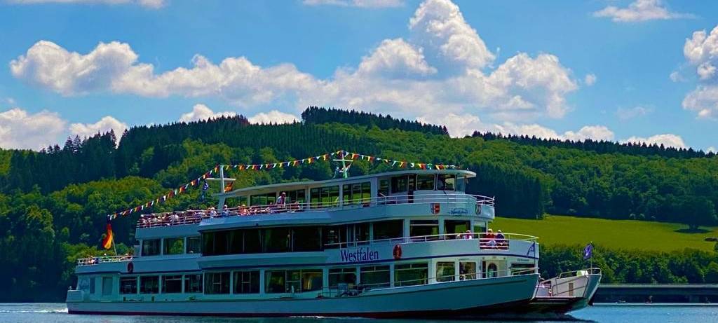 Schiffe auf dem Biggesee werden umgerüstet