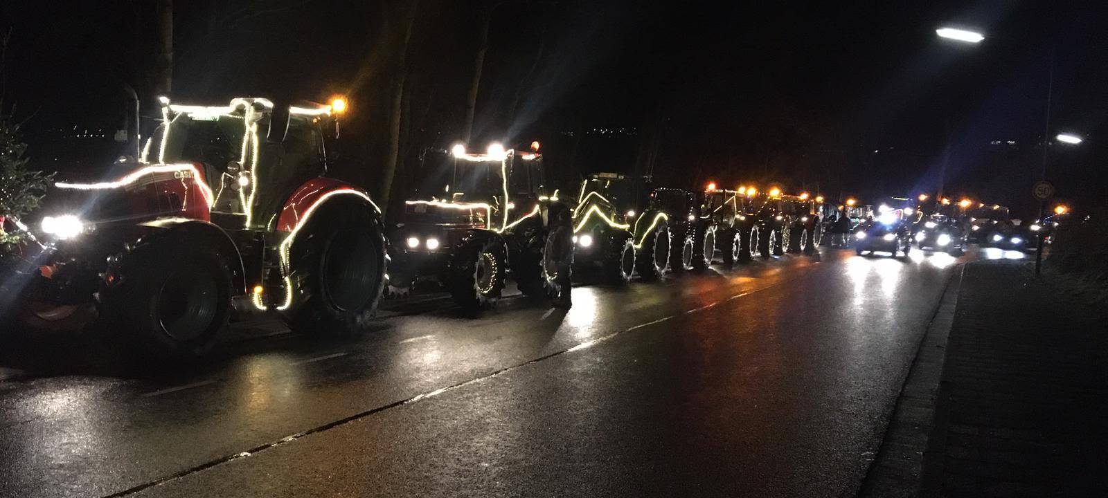 Lichterfahrt der Landwirte