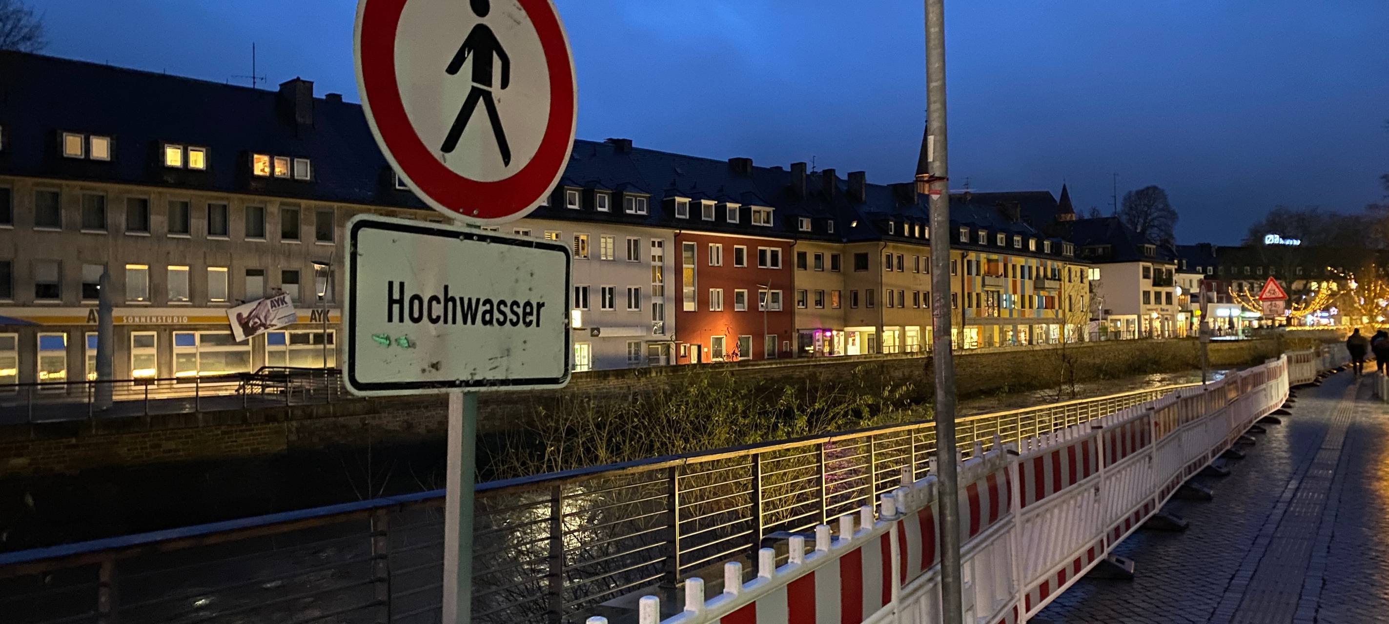 Achtung Hochwasser