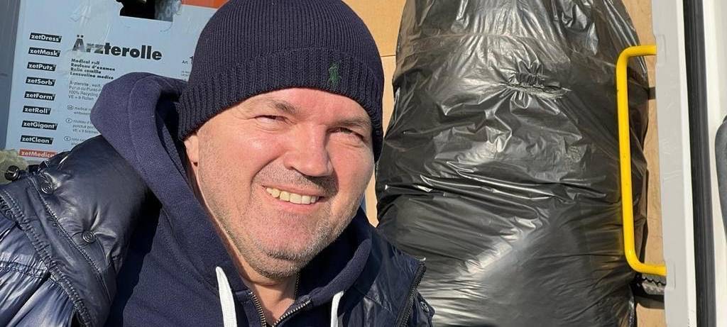 Juriy Dulenchuk organisiert Hilfstransporte aus Salchendorf