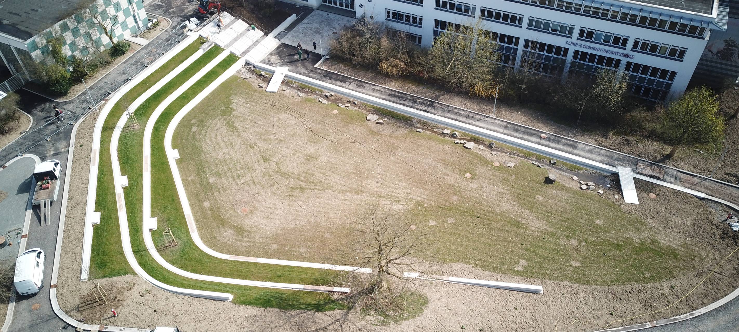 Der Campus von Oben