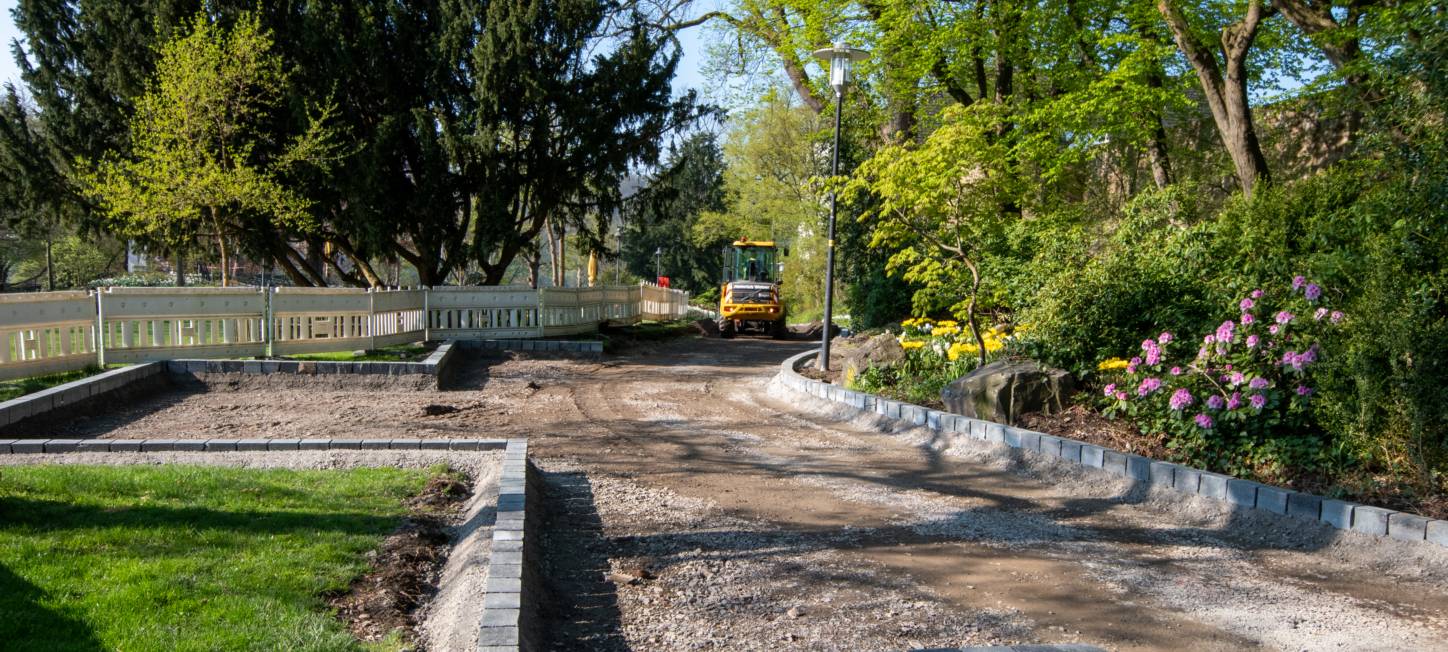 Neue Wege und mehr Barrierefreiheit im Siegener Schlosspark