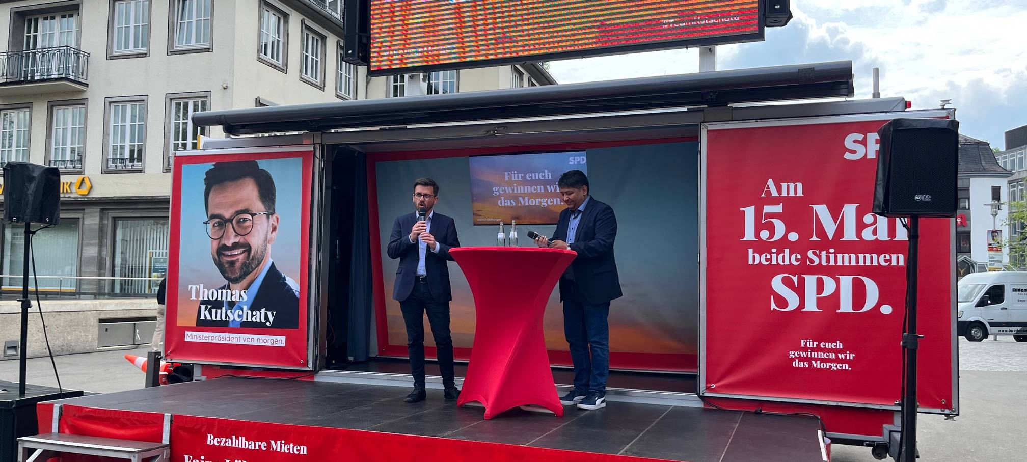 Auf Wahlkampftour