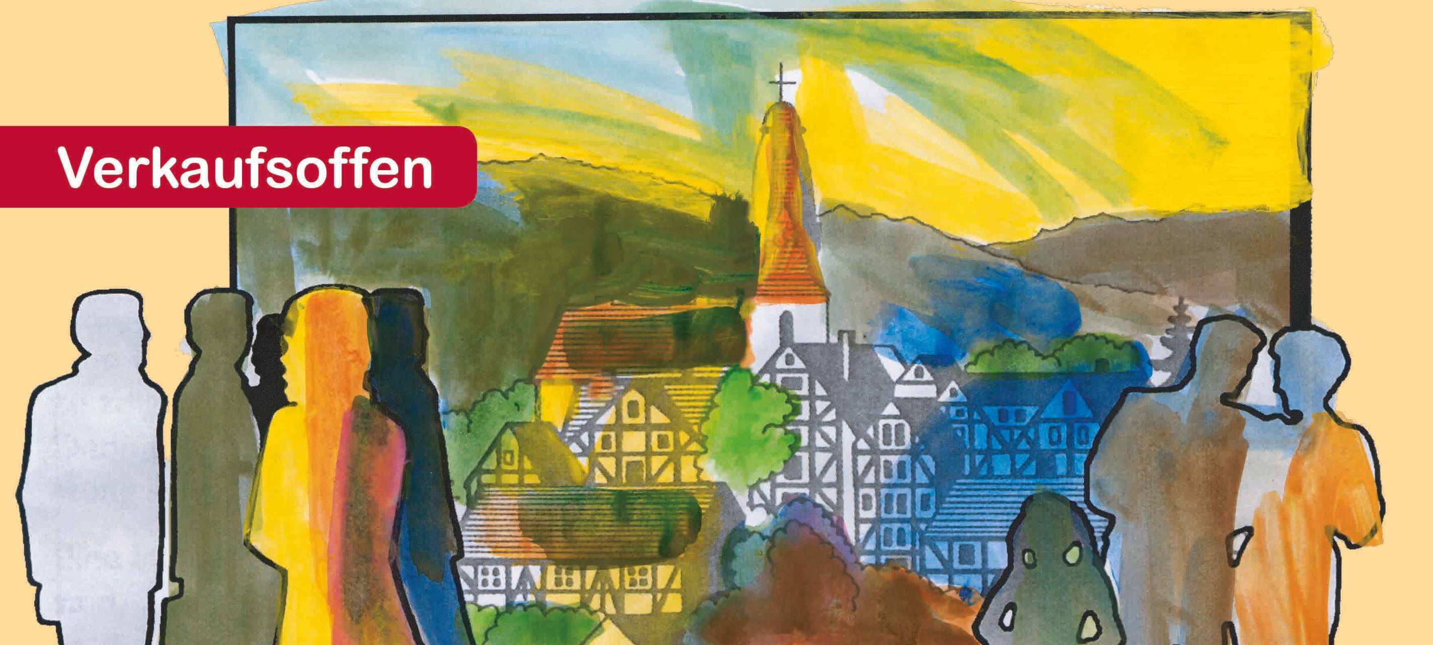 Bad Laaspher Schaufenster heute mit verkaufsoffenem Sonntag