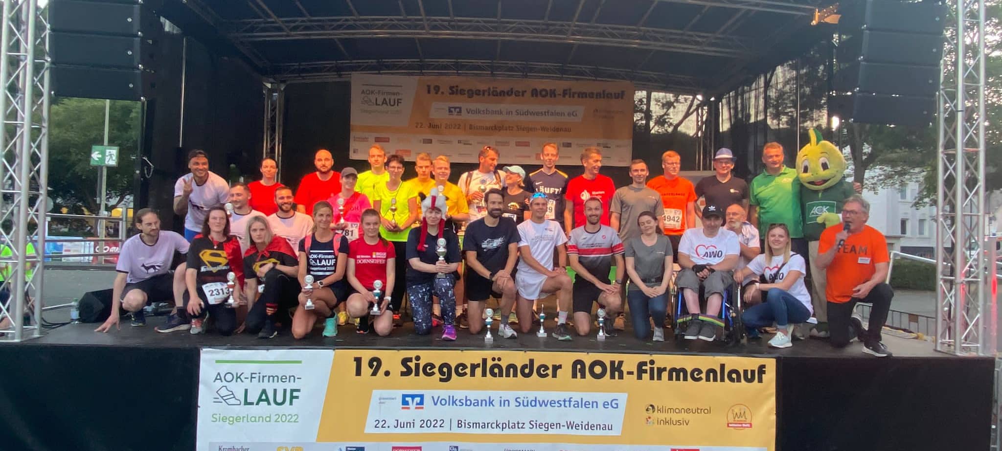 Siegerländer Firmenlauf bei bestem Wetter