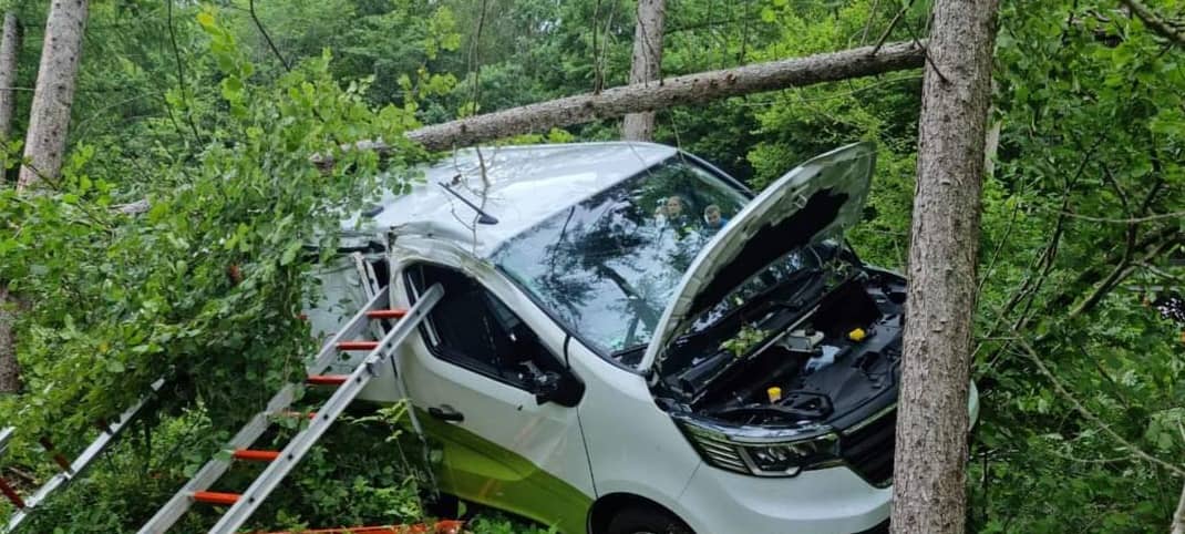 Schwer verletzte Fahrer
