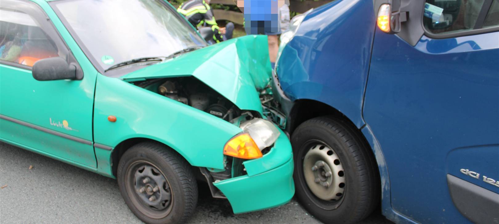 Das Auto und der Transporter