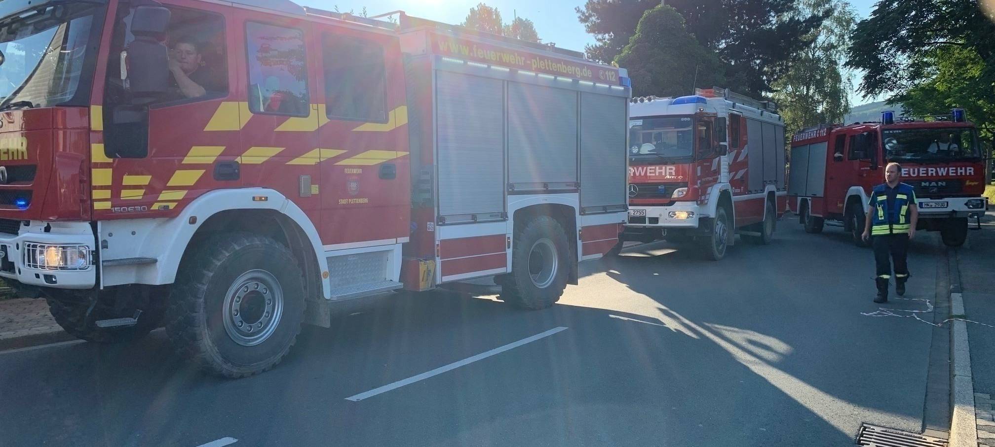 Treppenhausbrand in Geisweid