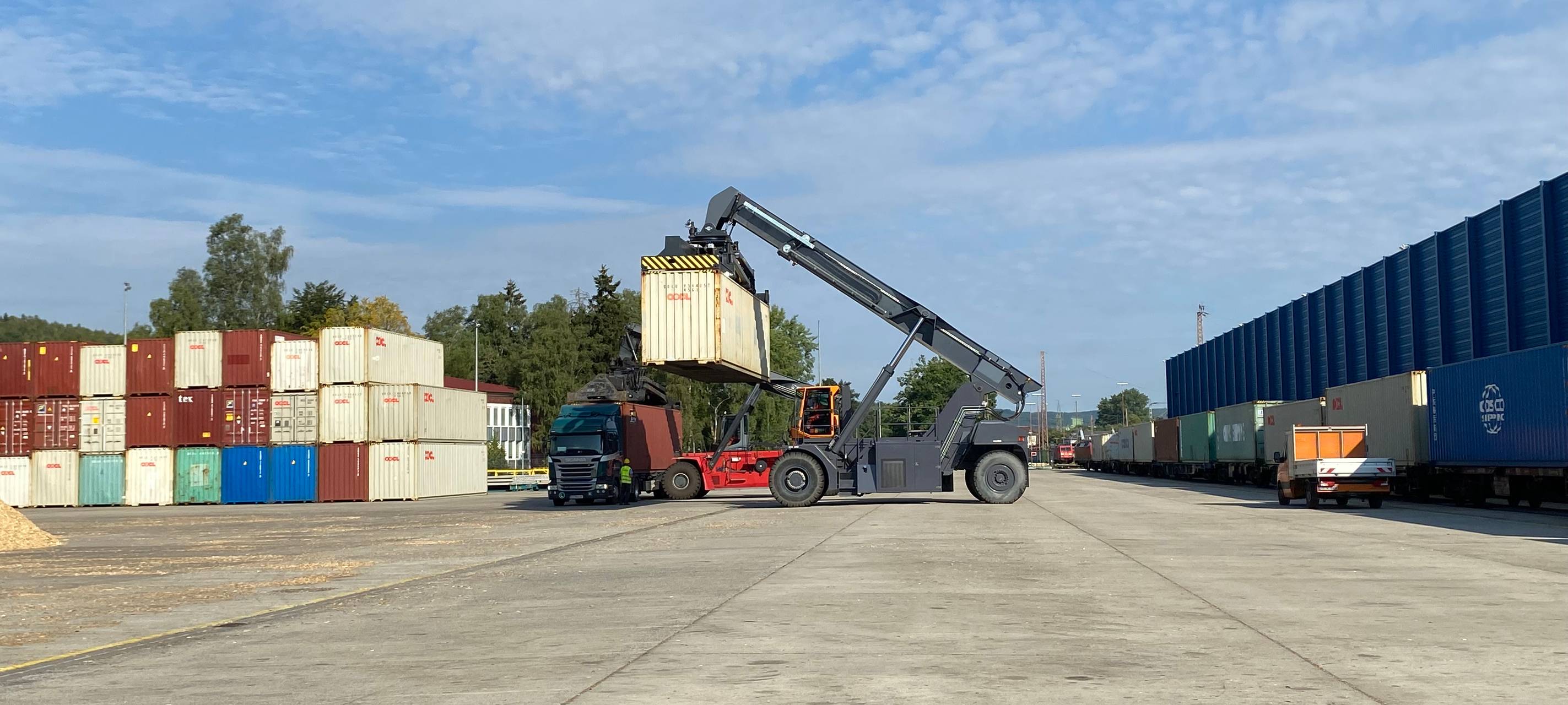 Container-Terminal in Kreuztal hat gut zu tun