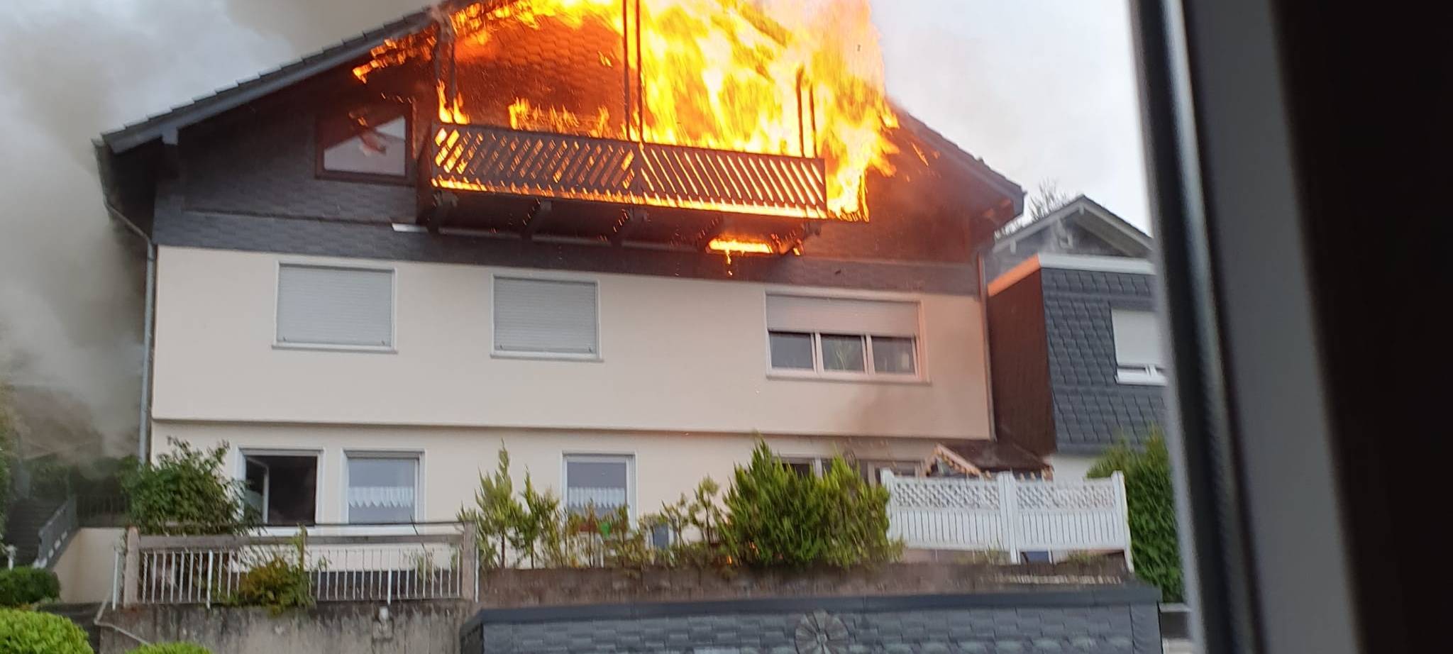 Feuer in Wilnsdorf