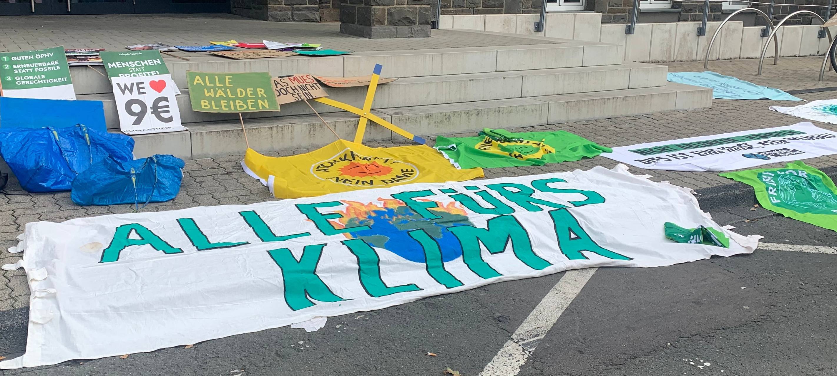 Fridays for Future war auch in in Siegen auf der Straße