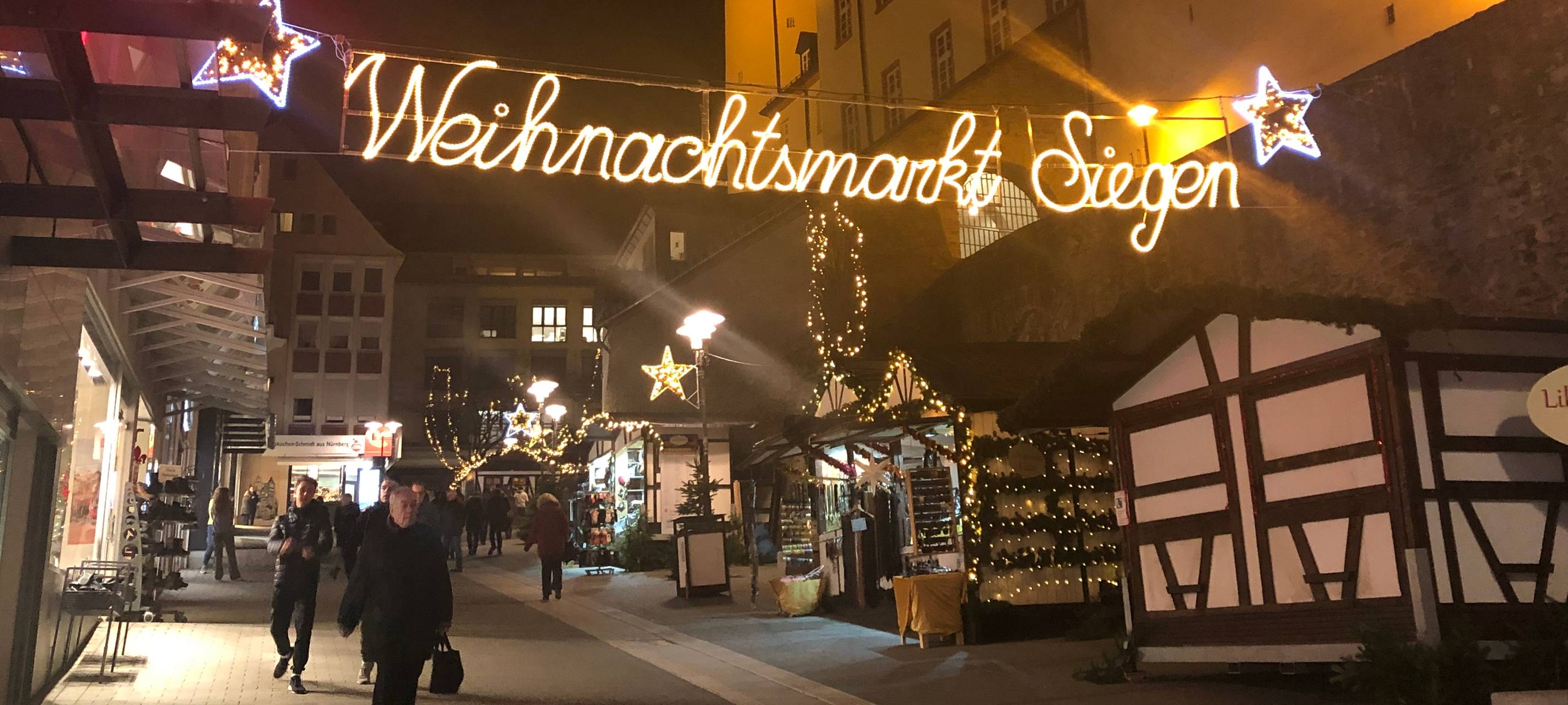 Siegener Weihnachtsmarkt startet