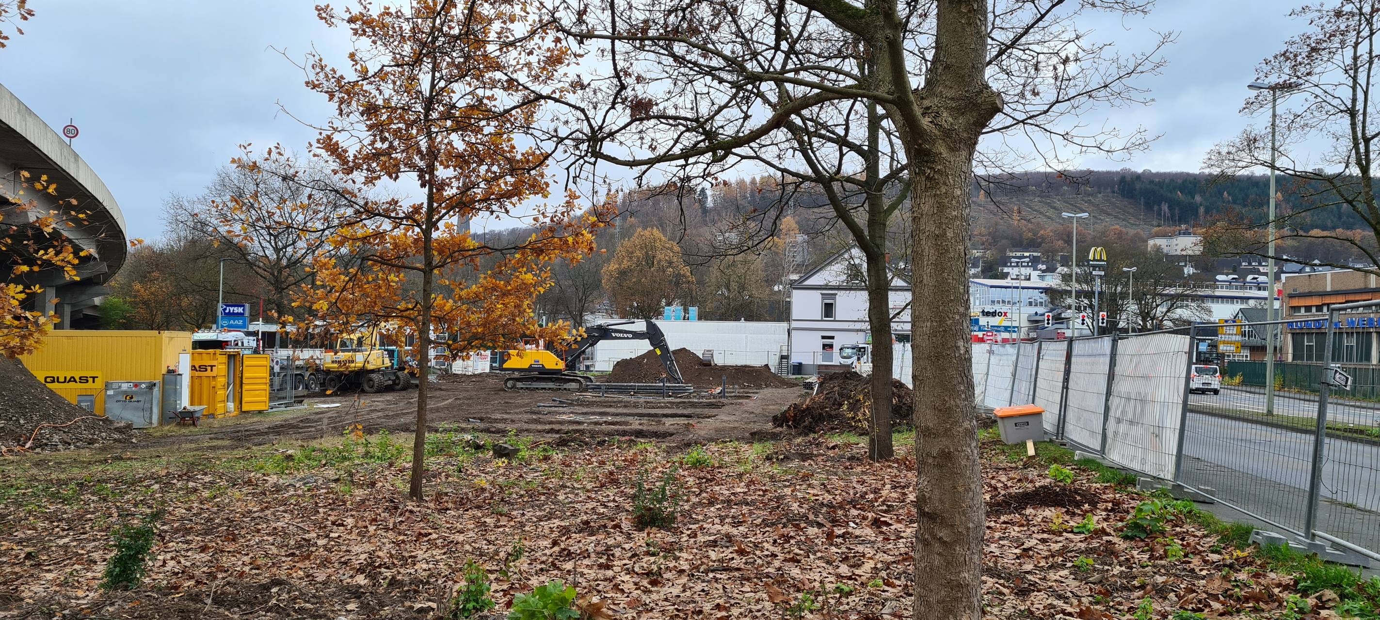 SB-Waschanlage im Bau