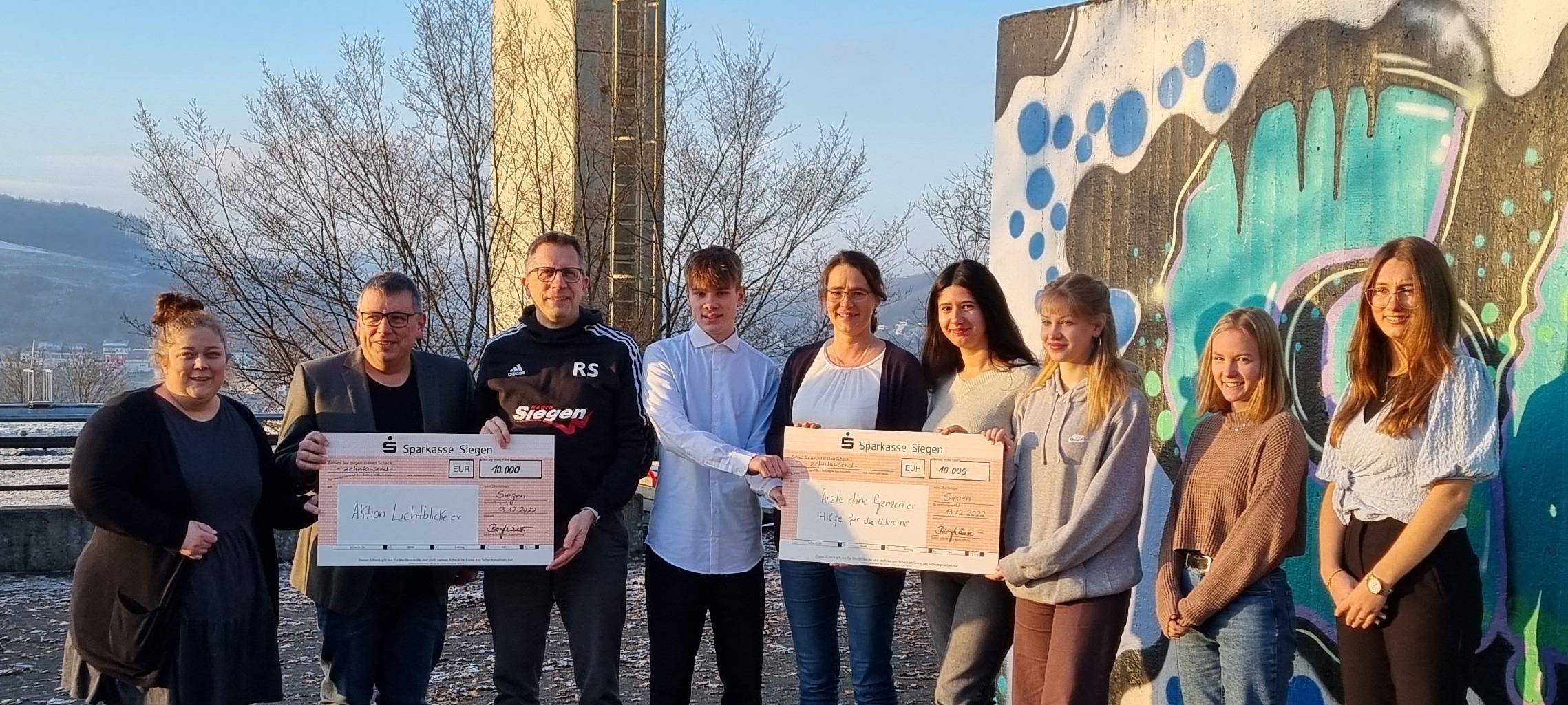 Sportliche Gymnasiasten