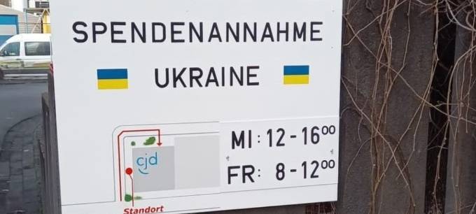 Sachspenden für die Ukraine