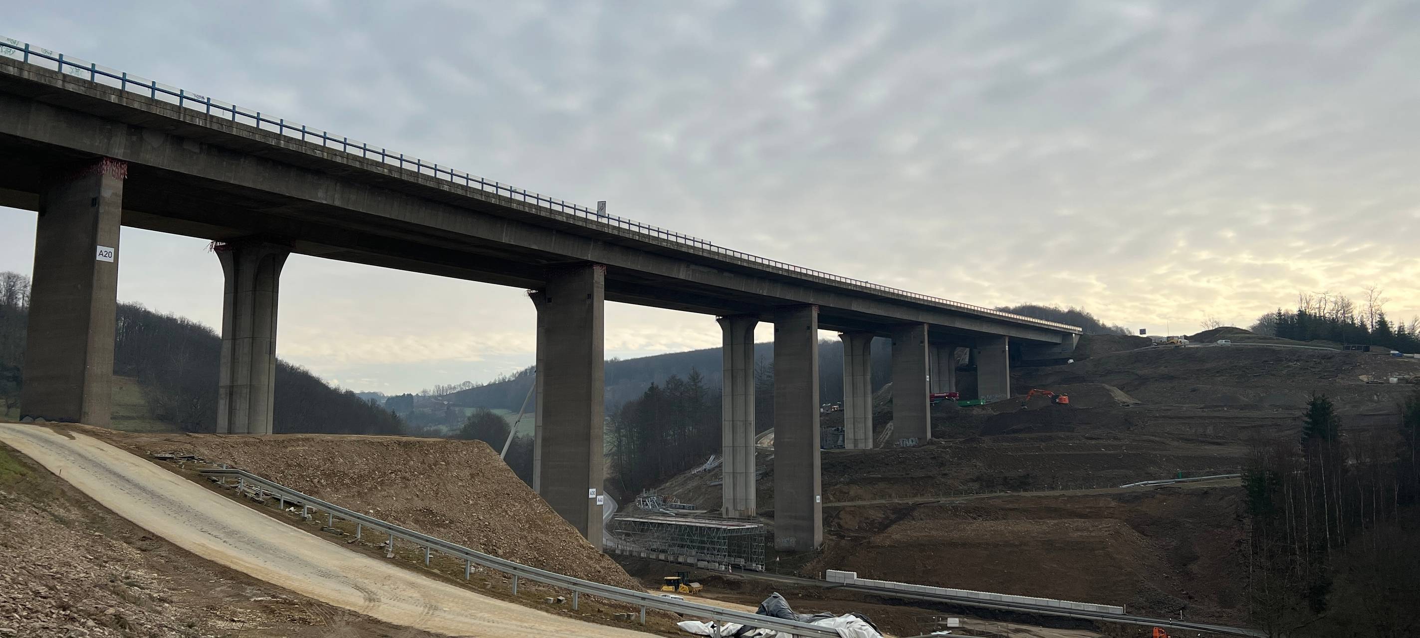 Ausbau der A45-Talbrücke "Eisern" macht Fortschritte