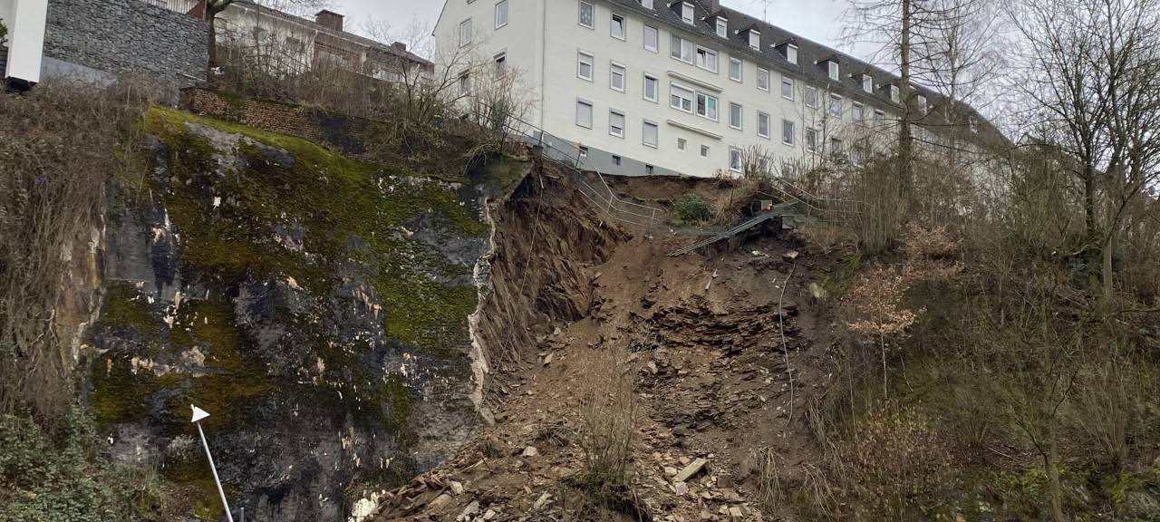 Untersuchungen nach dem Siegener Hangrutsch