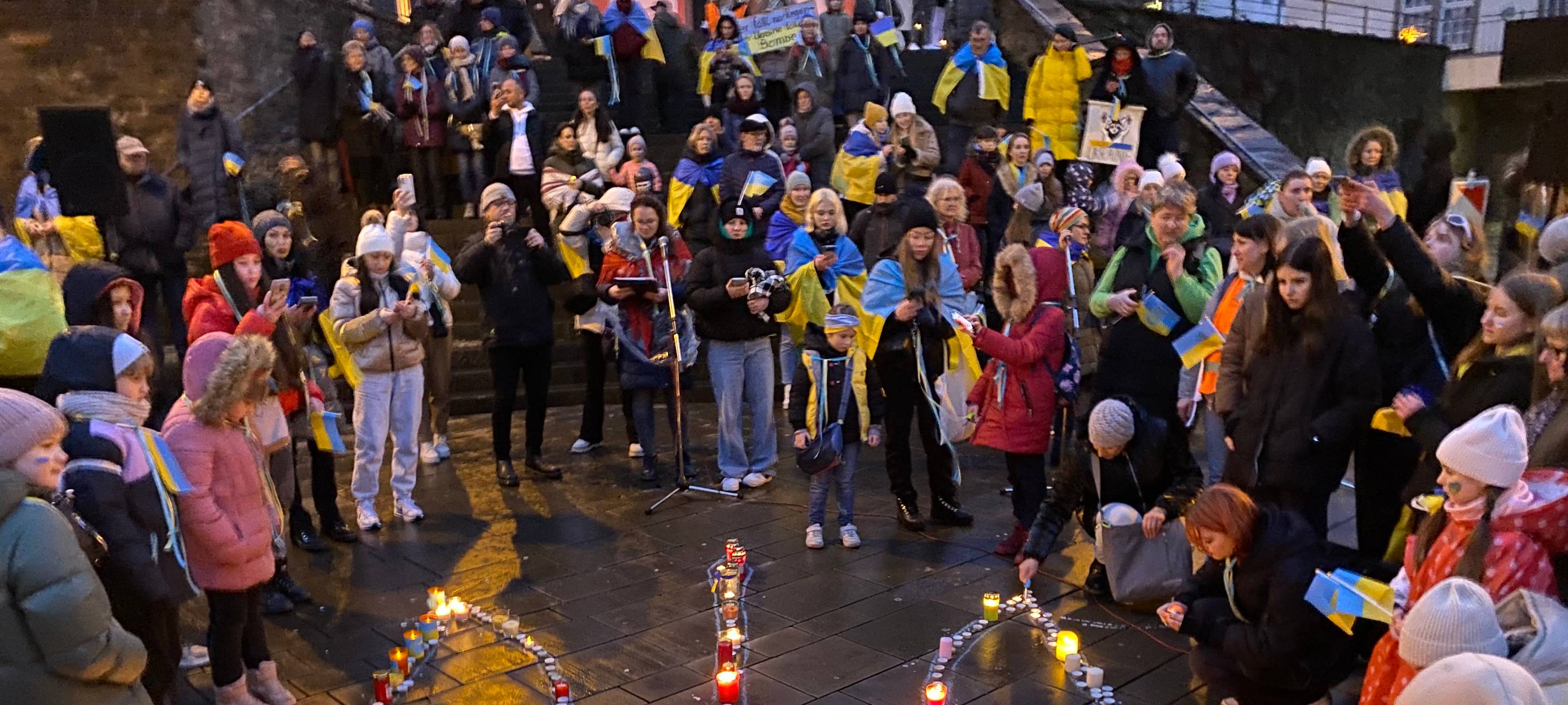 Siegen zeigt Solidarität mit der Ukraine