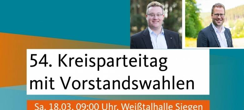 CDU-Kreisverband Siegen-Wittgenstein wählt neuen Vorsitzenden