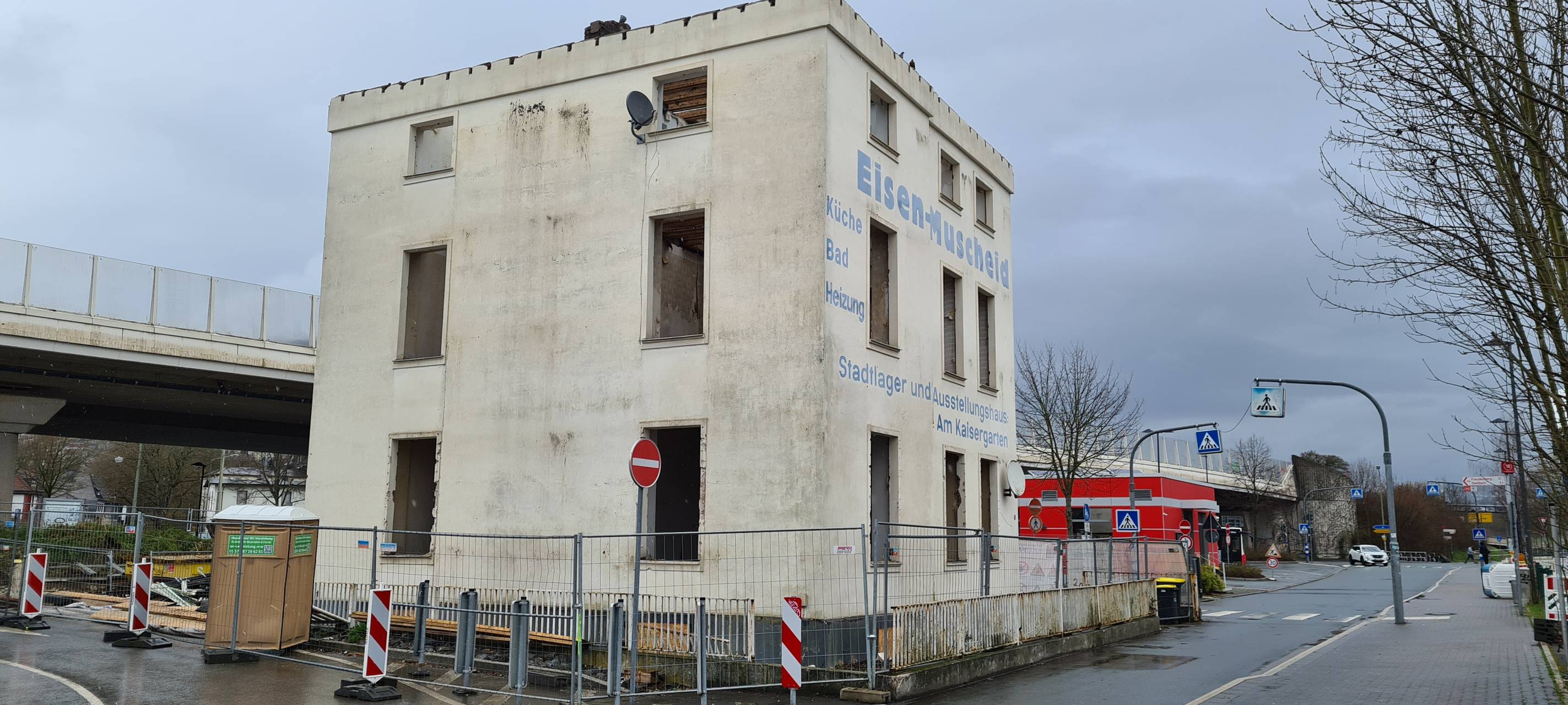 Engstelle wird beseitigt