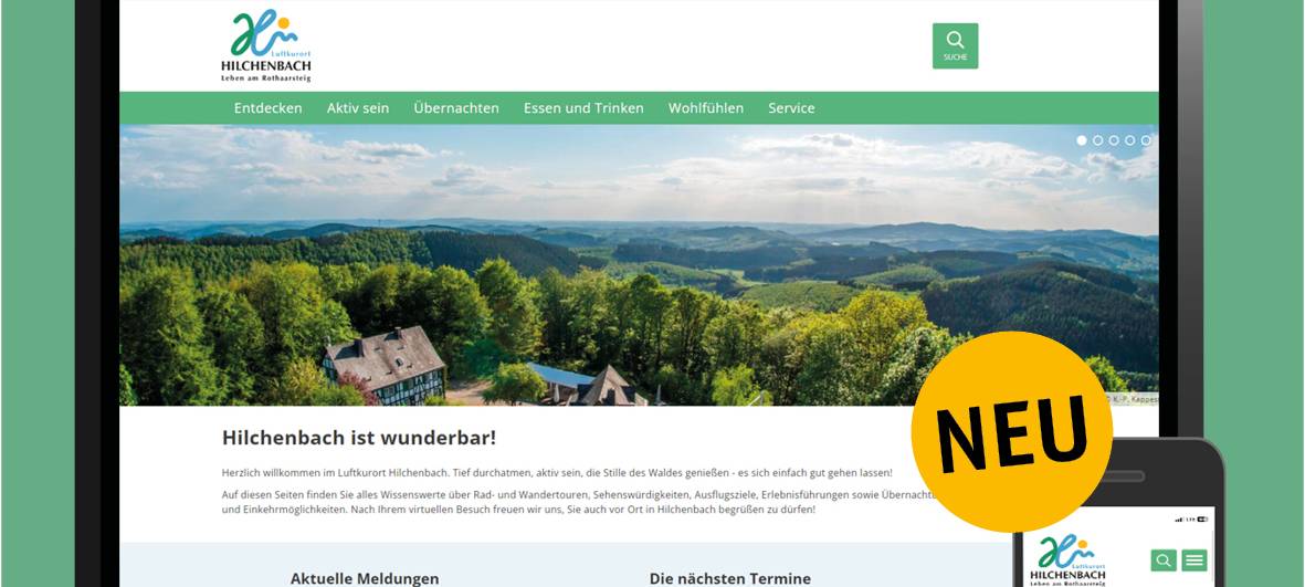 Hilchenbach präsentiert sich neu im Netz