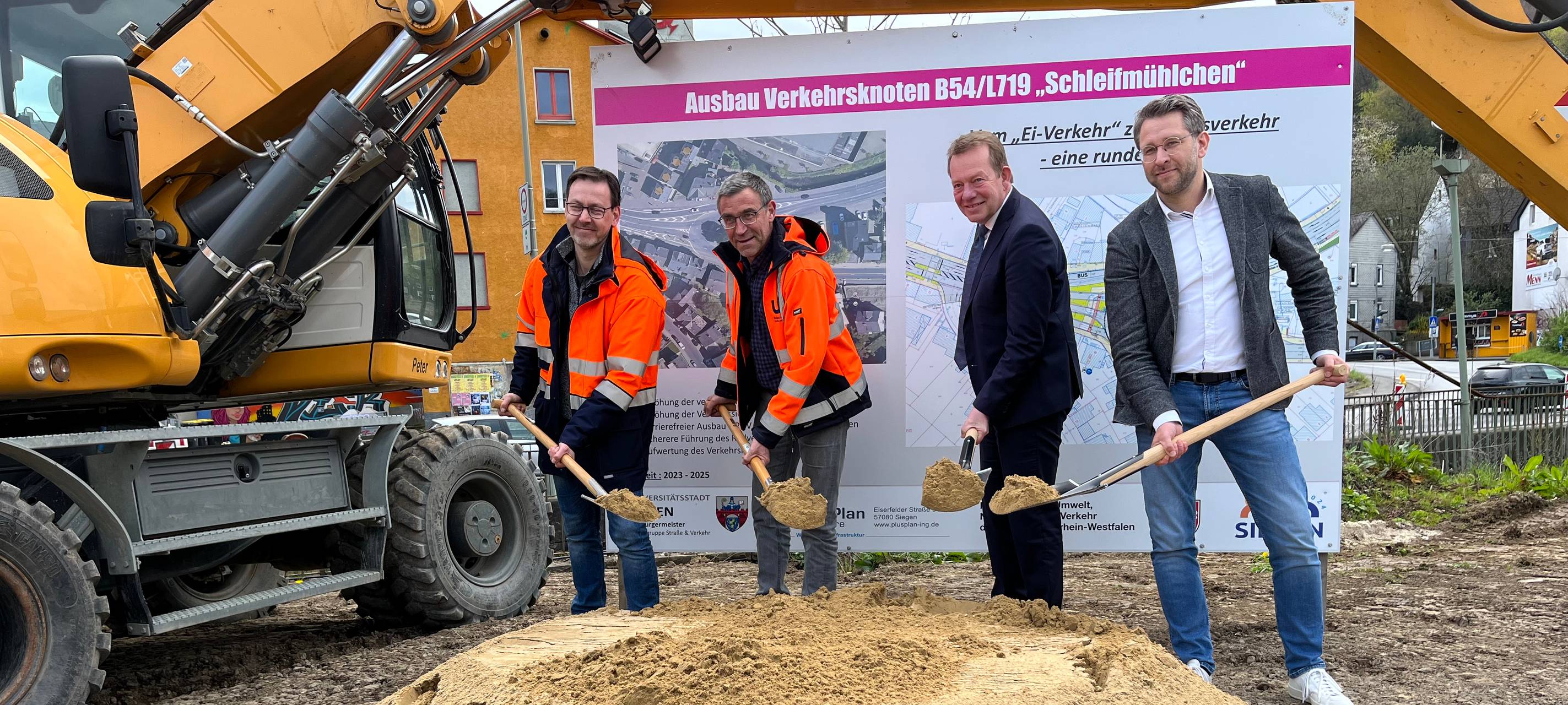 Verkehr rollt trotz Baustelle