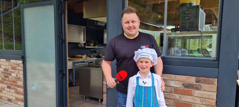 Nachwuchskoch Janosch Klein (8) aus Wilgersdorf