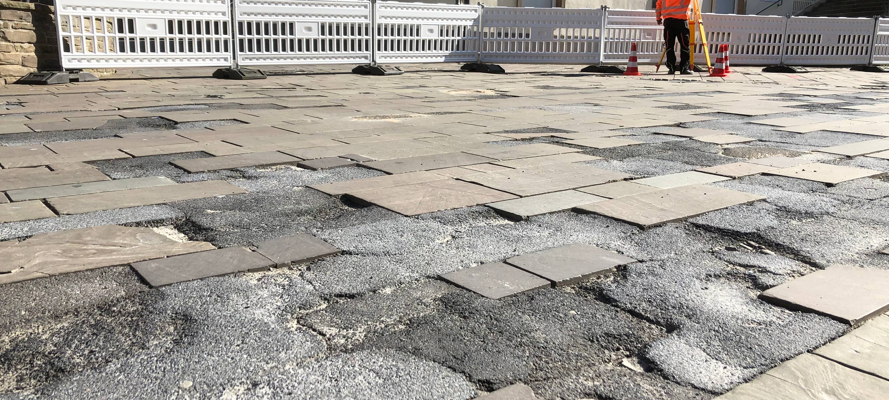 Siegener Kormarkt ab jetzt Baustelle: Bodenplatten werden saniert