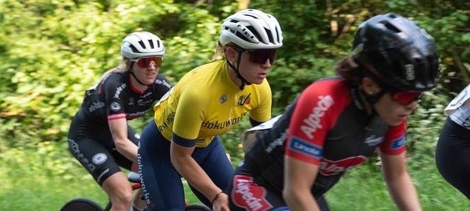 Erfolgreiche Radrennsportlerin