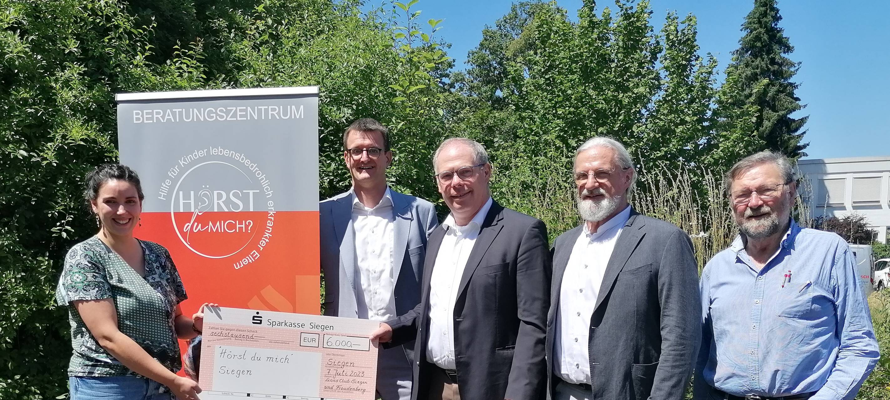 Spende über 6.000 Euro