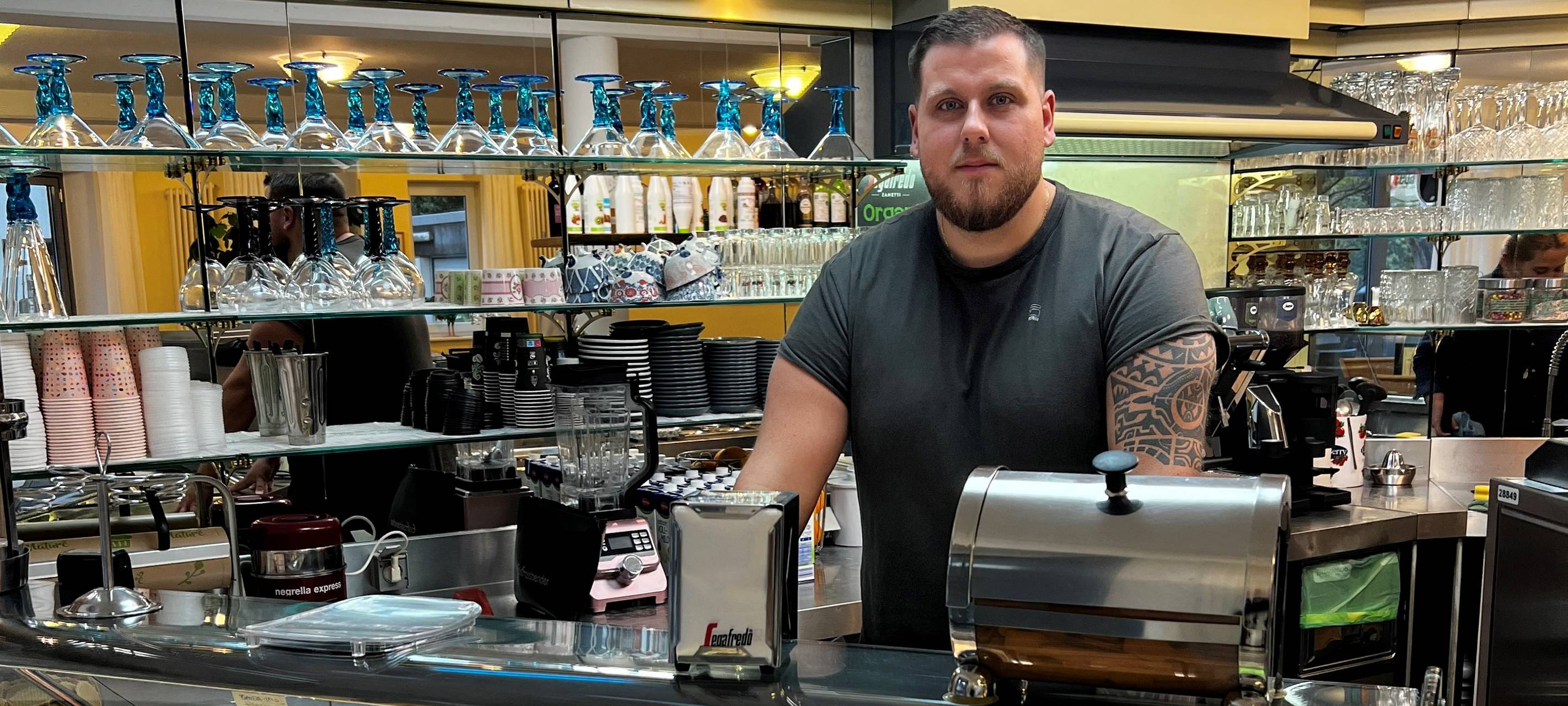 Hochsaison in der Eisdiele