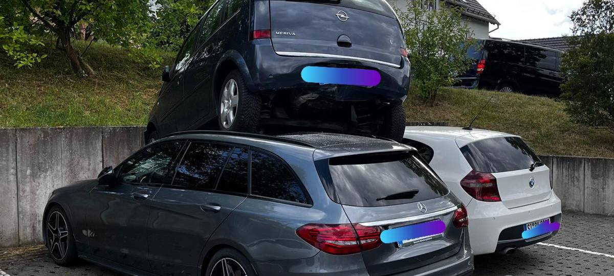 Spektakulärer Unfall
