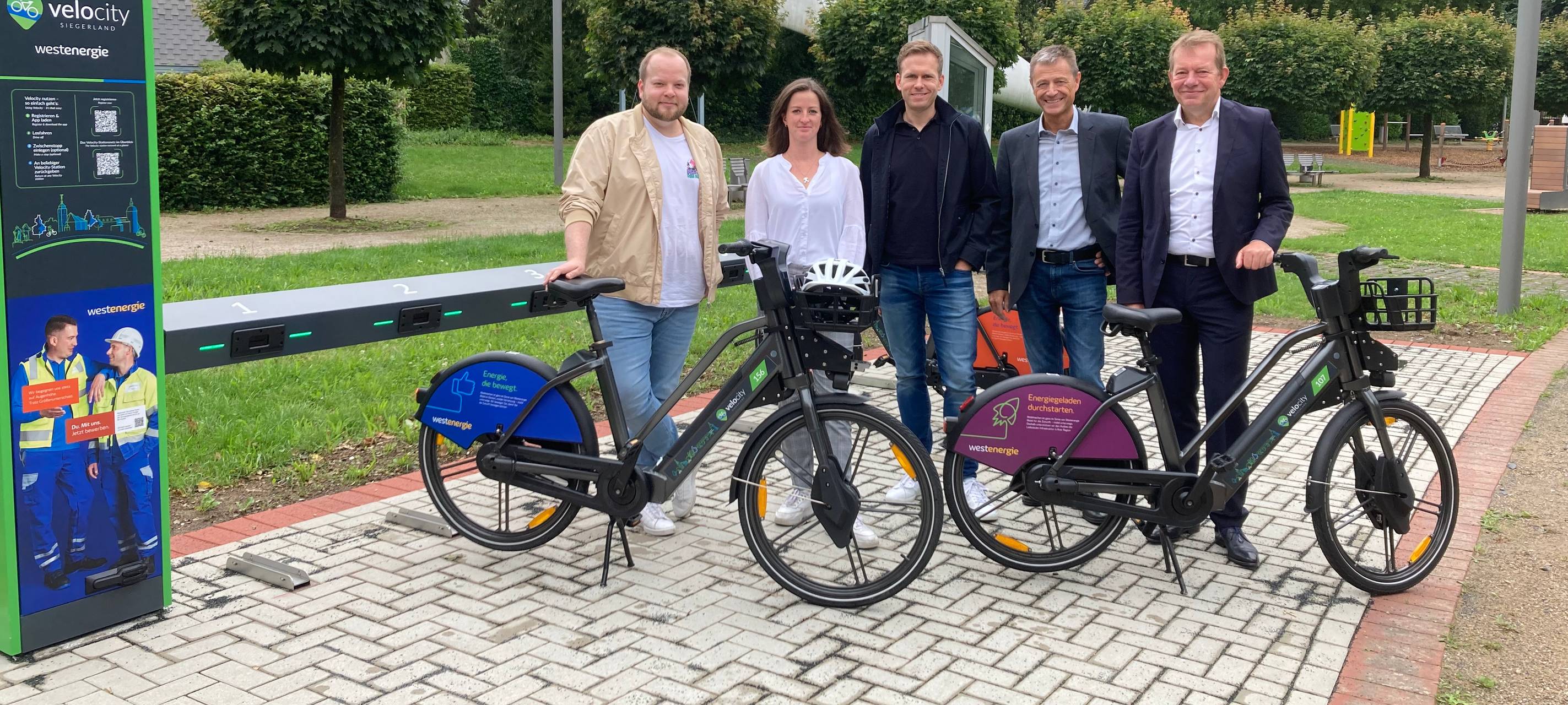 Neue E-Bike-Verleihstation von Velocity in Siegen