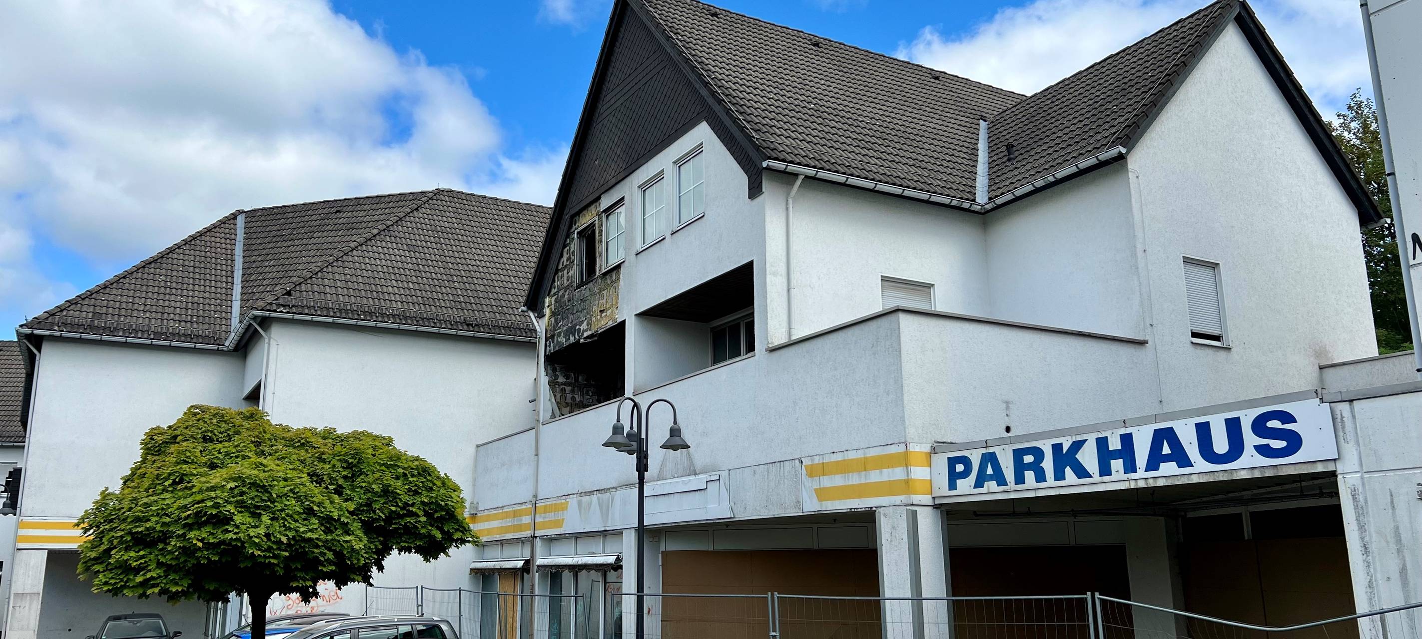 Abbruchbagger im Einsatz