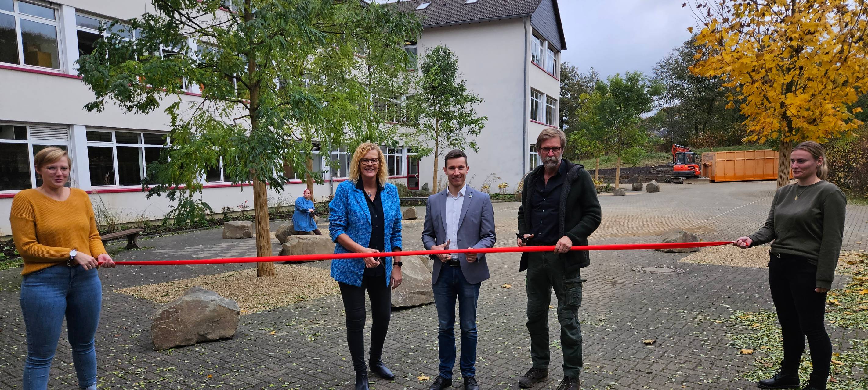 Neuer Schulhof für Wilnsdorfer Hauptschule