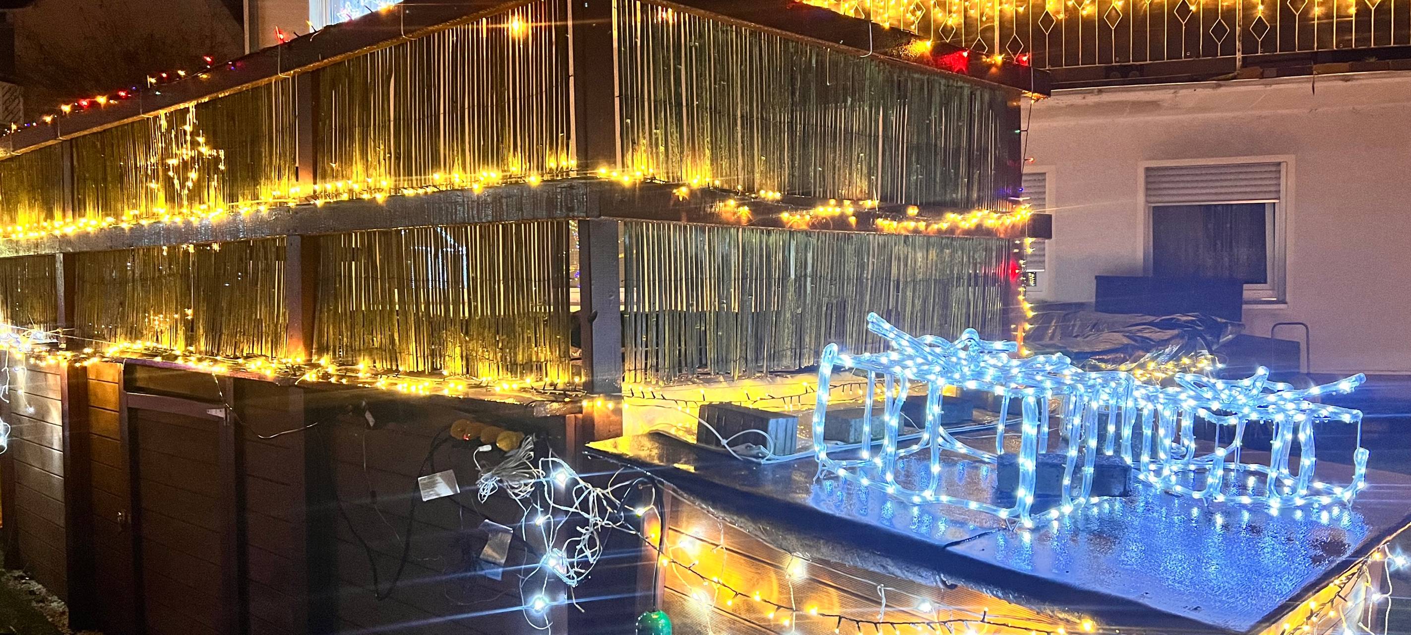 Familie Mockenhaupt hat die Lampen an