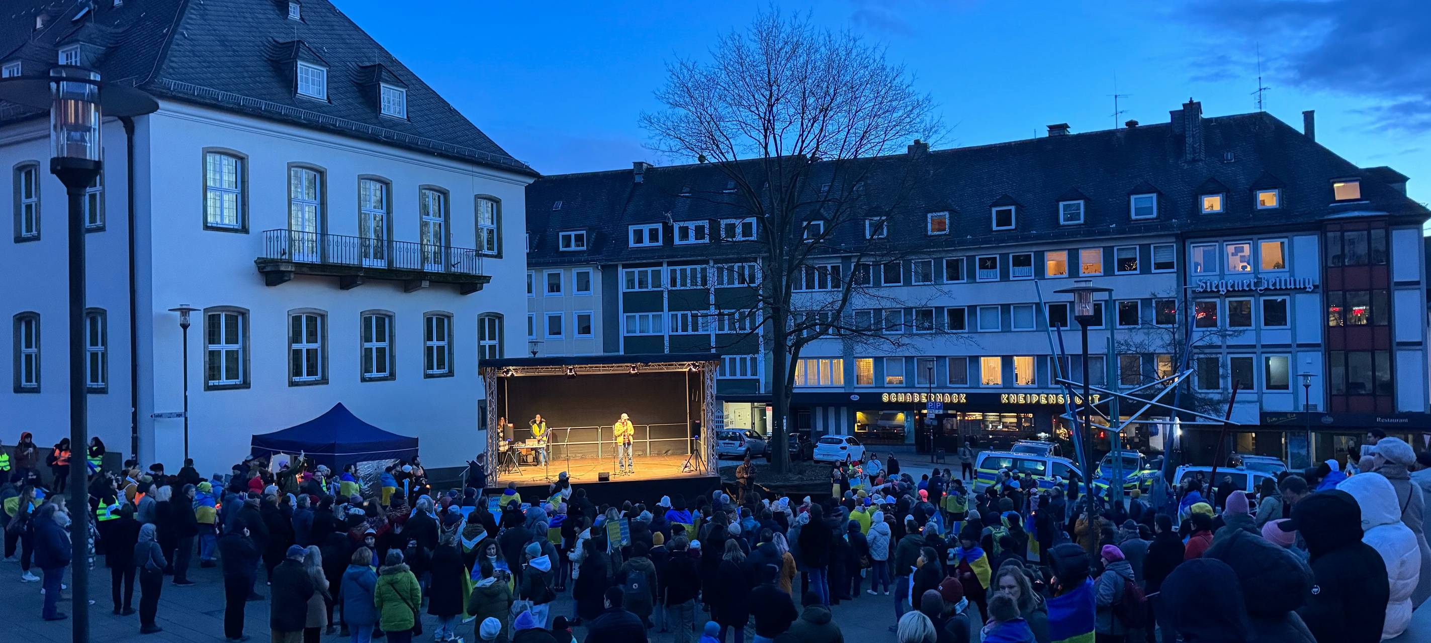 Siegen zeigt sich solidarisch mit Ukraine