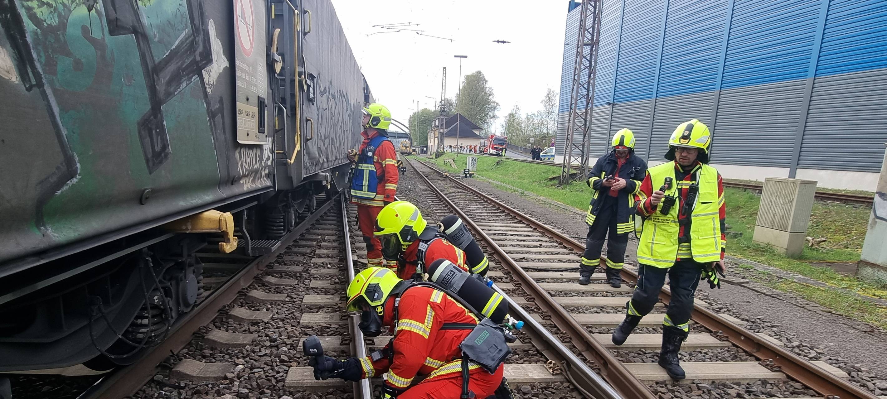 Mächtige Qualmentwicklung