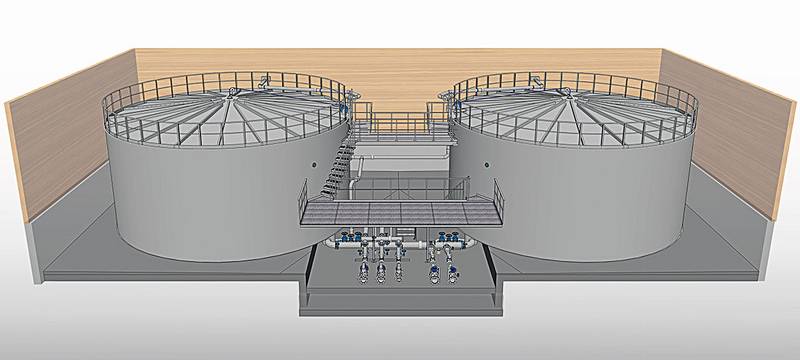 Edelstahltanks als Wasserhochbehälter