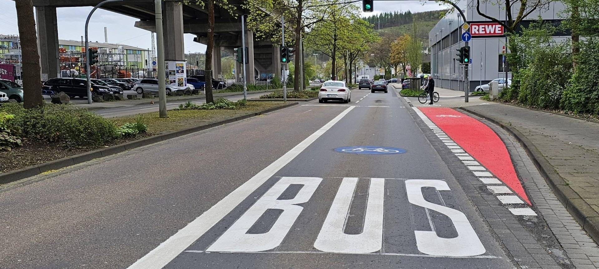 Zufrieden mit Siegens Umweltspur