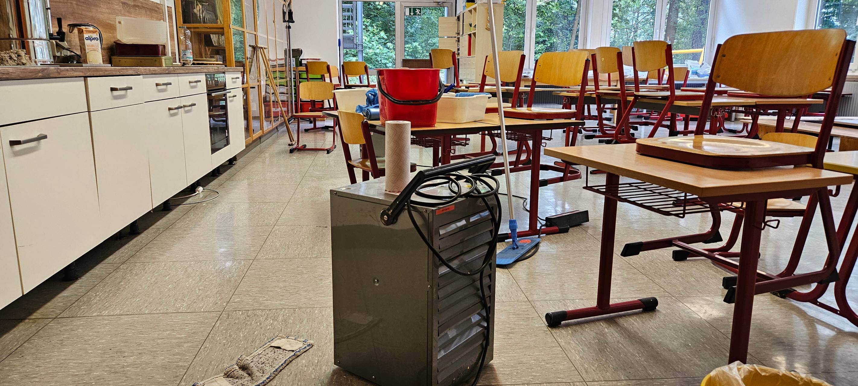 Glückaufschule Weidenau nach Verwüstung ab Donnerstag wieder offen