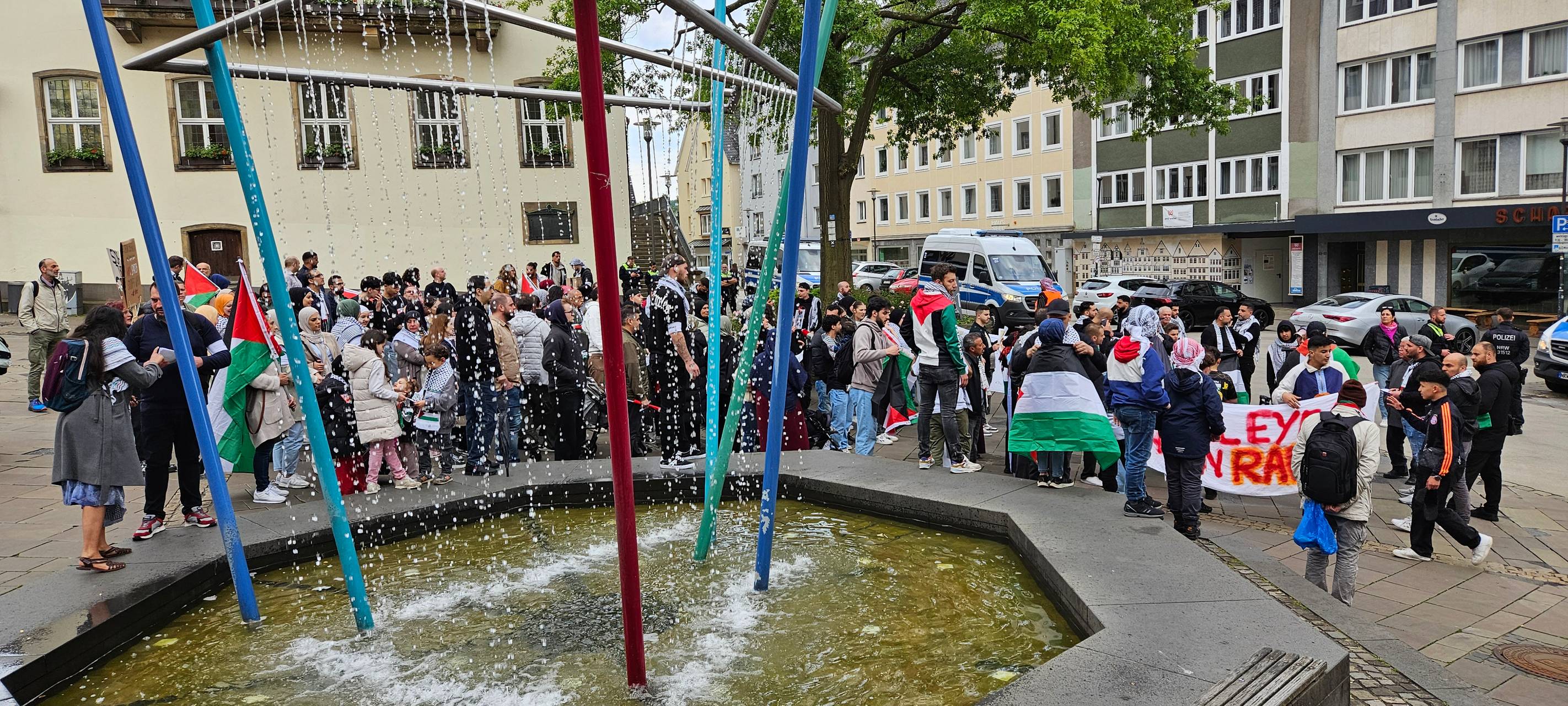 Ausländerfeindliche Parolen in Siegen
