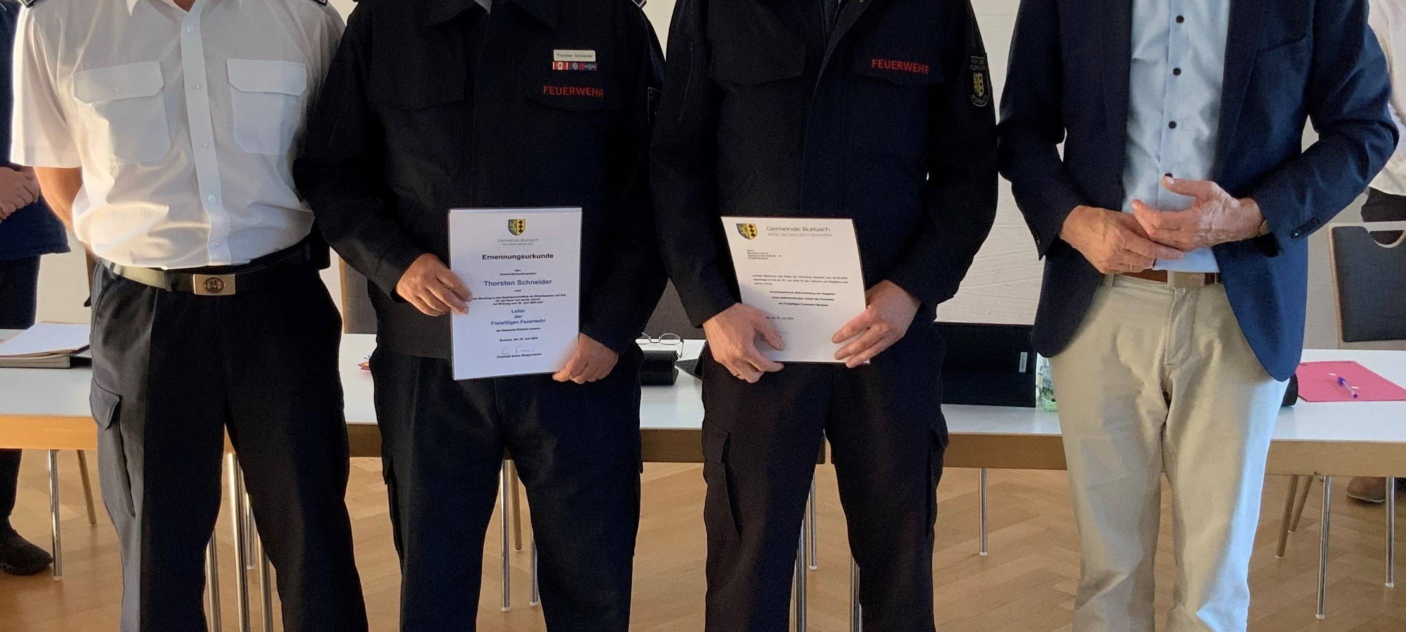 Feuerwehr in Burbach hat neuen Chef