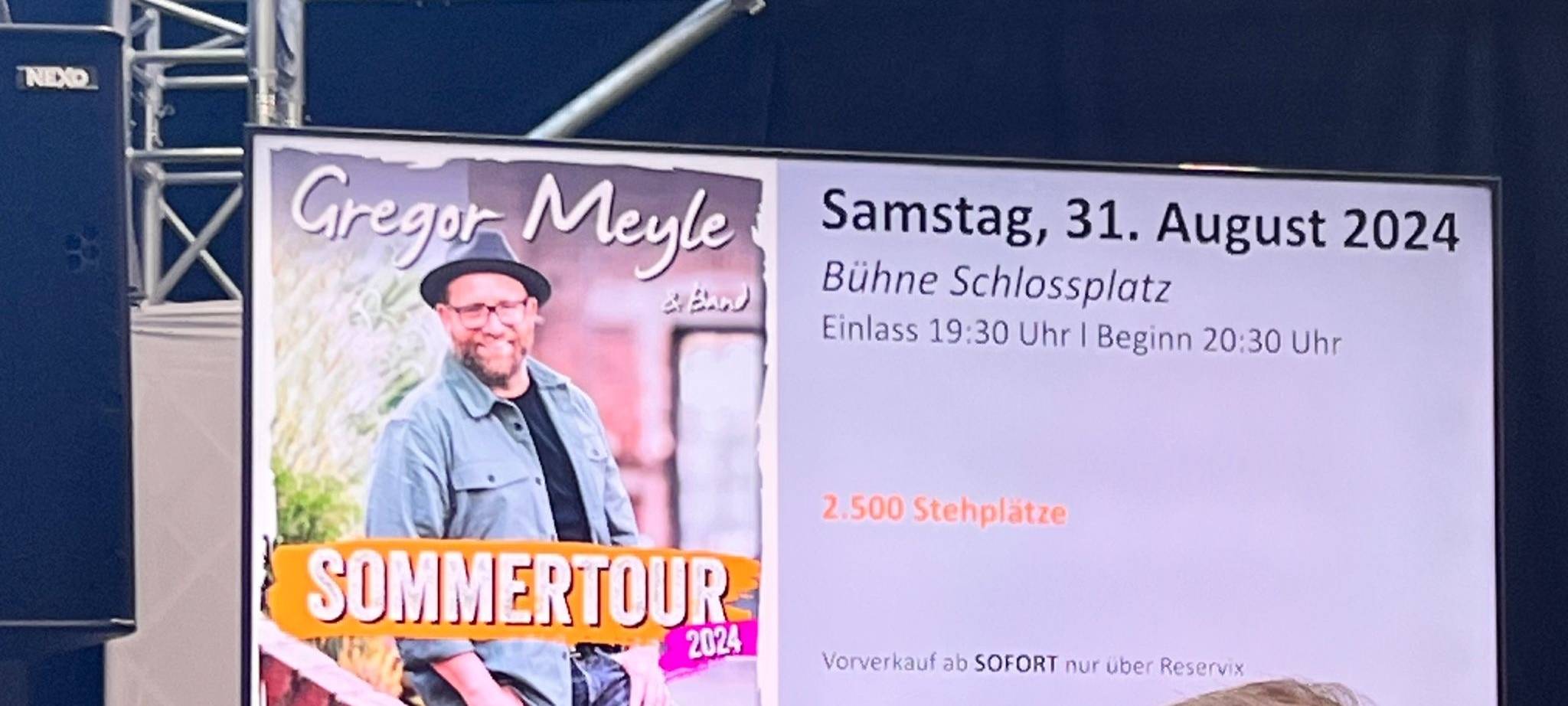 Gregor Meyle auf Siegener Stadtfest