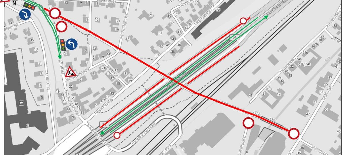 Wartungsarbeiten im Tunnel