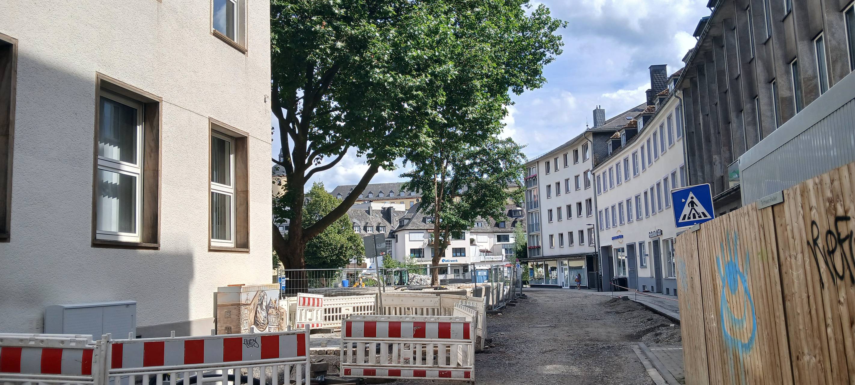 Wege werden gepflastert