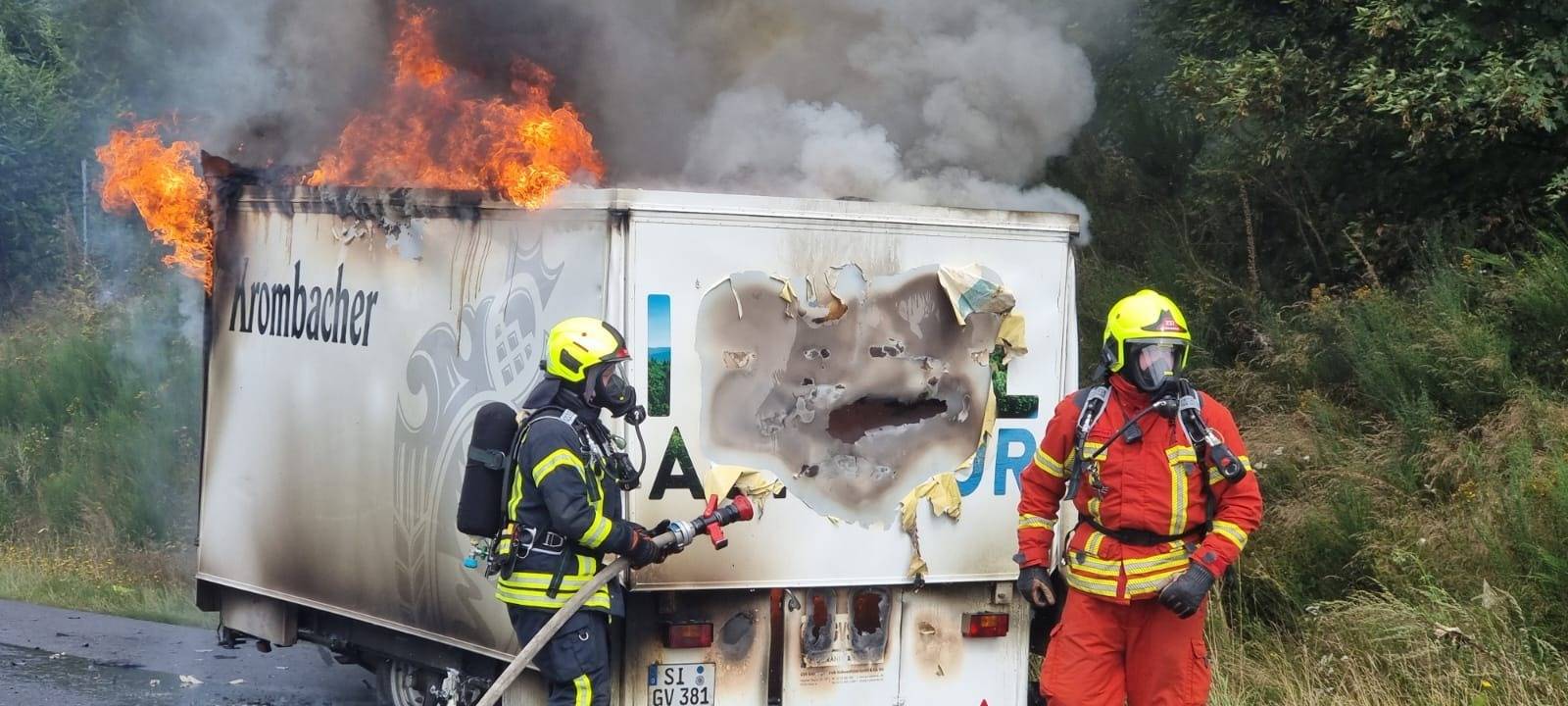 Bierrondell zwischen Kreuztal und Wenden ausgebrannt