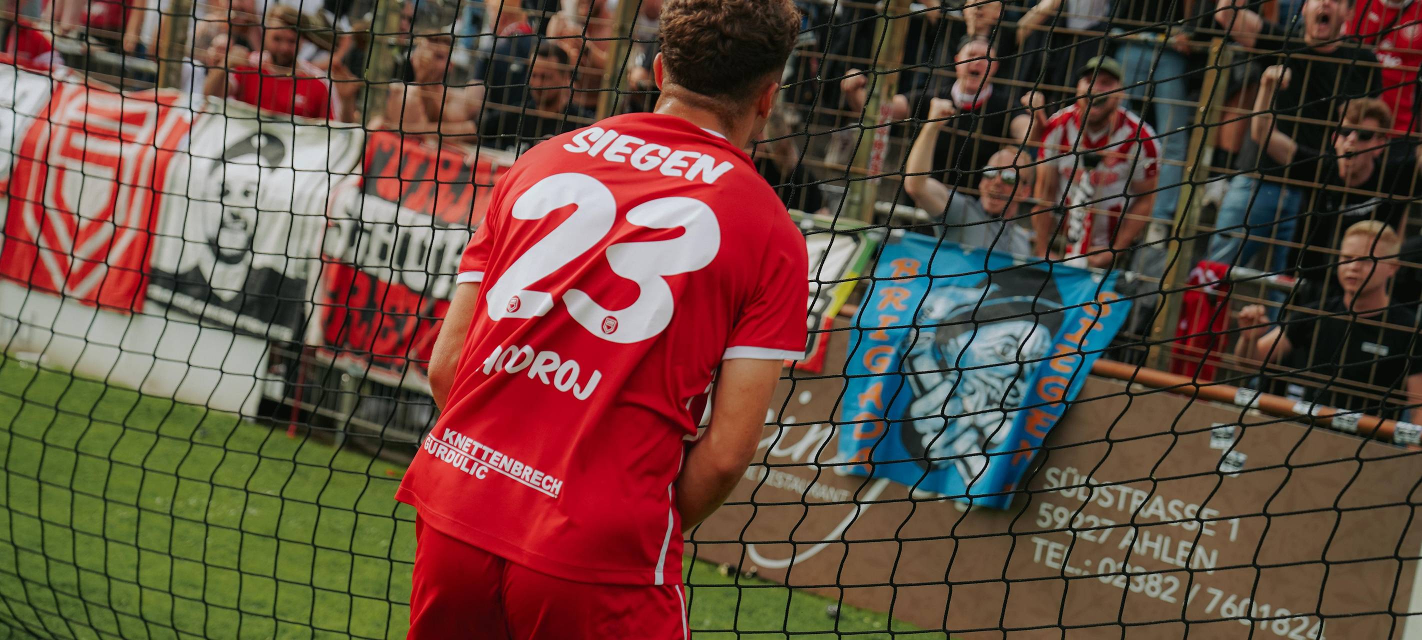 Sportfreunde Siegen Jubelbild, Malik Hodroj