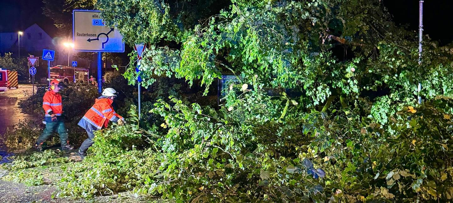 Unwetter in Attendorn